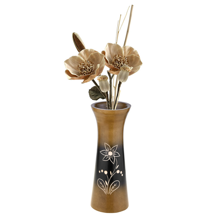 Red Barrel Studio® Handmade Wood Table Vase Wayfair